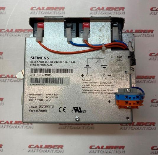 SIEMENS 6EP1935-6MD11 Industrial Control System Battery Module - Caliber Automation Online Store