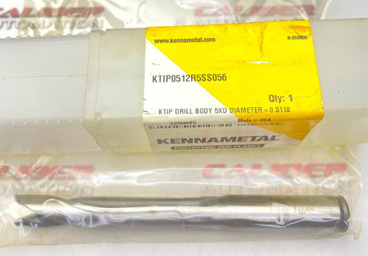 KENNAMETAL 2250685 KTIP0512R5SS056 KTIP Drill Body 5XD (NEW) - Caliber Automation Online Store