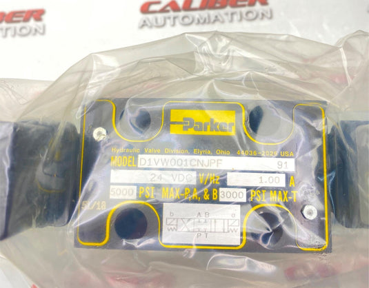 PARKER D1VW001CNJPF Hydraulic Valve - Caliber Automation Online Store