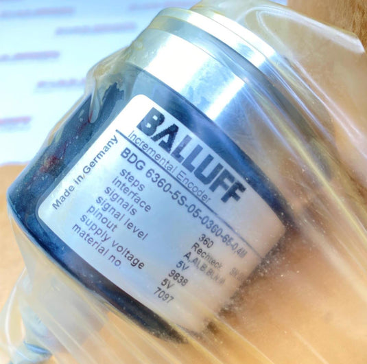BALLUFF BDG 6360-5S-05-0360-65-0,4M Incremental Encoder - Caliber Automation Online Store