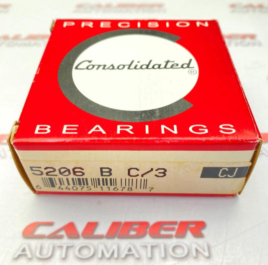 CONSOLIDATED 5206 B C/3 Angular Contact Ball Bearing - Caliber Automation Online Store