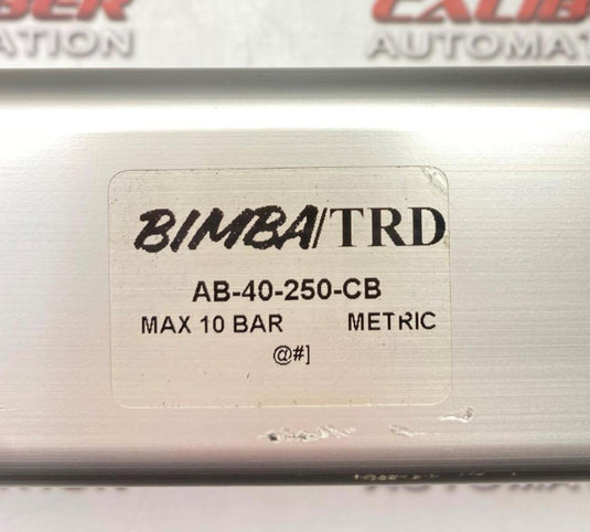 BIMBA AB-40-250-CB Pneumatic Cylinder, (NEW) - Caliber Automation Online Store