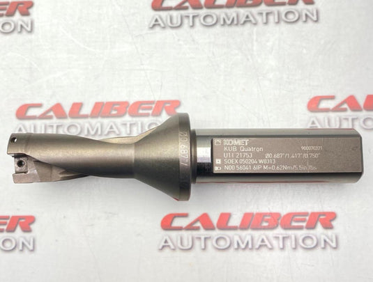 KOMET U11 21753 KUB Quatron Coolant Thru Indexable Drill (USED) - Caliber Automation Online Store