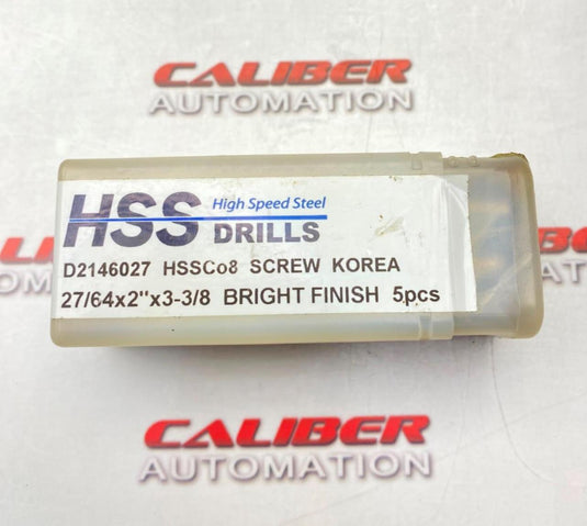 HSS D2146027 DRILLS (5pcs) (NEW) - Caliber Automation Online Store