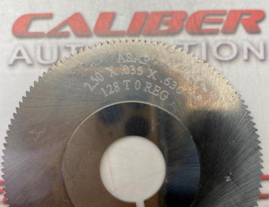 ASAP 2.50 x .035 x .630 Slitting Saws (NEW) - Caliber Automation Online Store