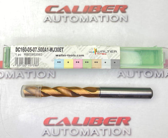 WALTER-TITEX DC160-05-07.500A1-WJ30ET Thru Coolant Drill (NEW) - Caliber Automation Online Store