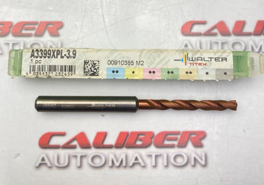 WALTER -TITEX A3399XPL-3.9 Thru Coolant Carbide Drill (NEW) - Caliber Automation Online Store