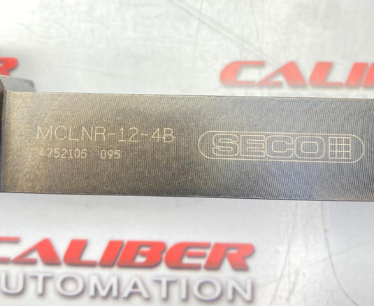 SECO MCLNR-12-4B Indexable RightHand Turning Tool Holder (USED) - Caliber Automation Online Store