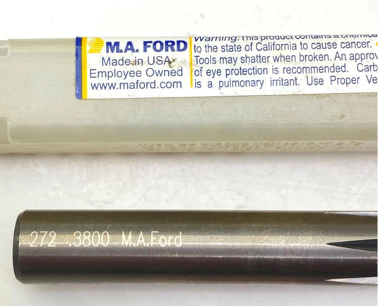 M.A.FORD 272 3800J Solid Carbide Reamer (NEW) - Caliber Automation Online Store