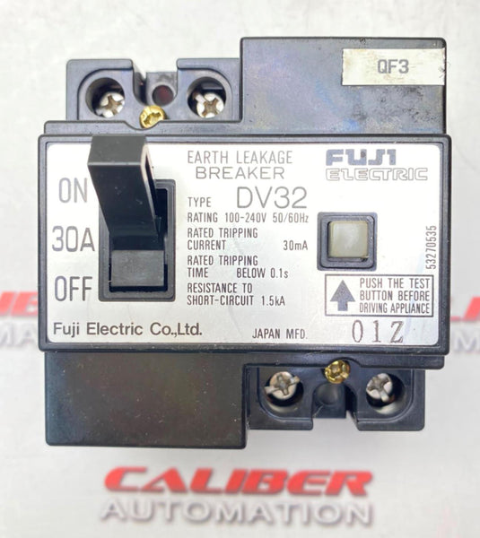 FUJI ELECTRIC DV32, 30A, Breaker (USED) - Caliber Automation Online Store