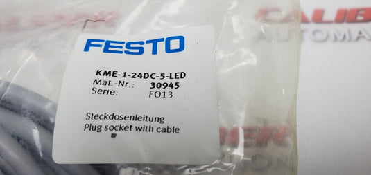 Festo KME-1-24DC-5-LED Cable - Caliber Automation Online Store