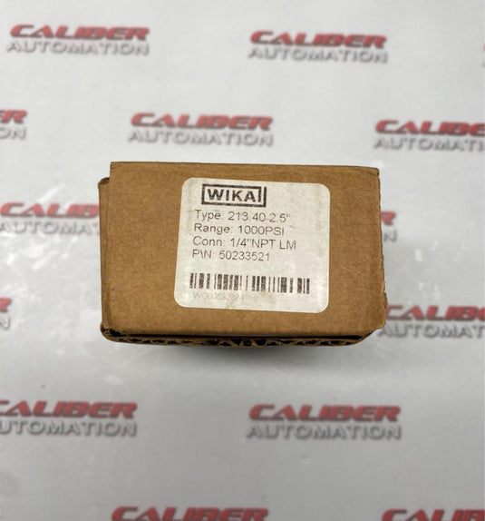 WIKA 213.40 Pressure Gauge - Caliber Automation Online Store