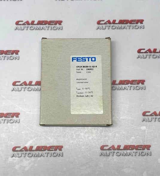 FESTO CPE14-M1BH-5L-QS-8 Solenoid Valve - Caliber Automation Online Store