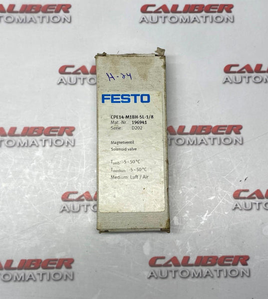 FESTO CPE14-M1BH-5L-1/8 Solenoid Valve - Caliber Automation Online Store
