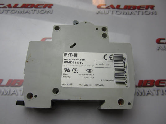 EATON WMZS1C10 1 Pole 10A Circuit Breaker - Caliber Automation Online Store