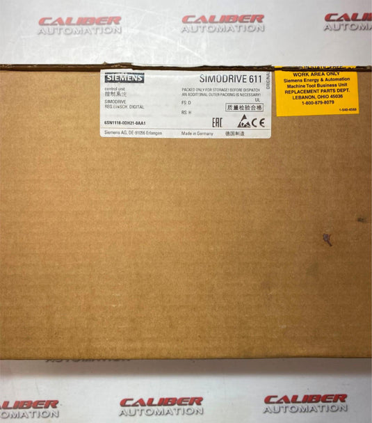 SIEMENS 6SN1118-0DH21-0AA1 Control Unit - Caliber Automation Online Store