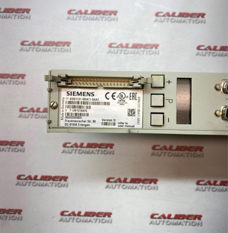 Load image into Gallery viewer, SIEMENS 6SN1121-0BA11-0AA1 Spindle Control Module - Caliber Automation Online Store
