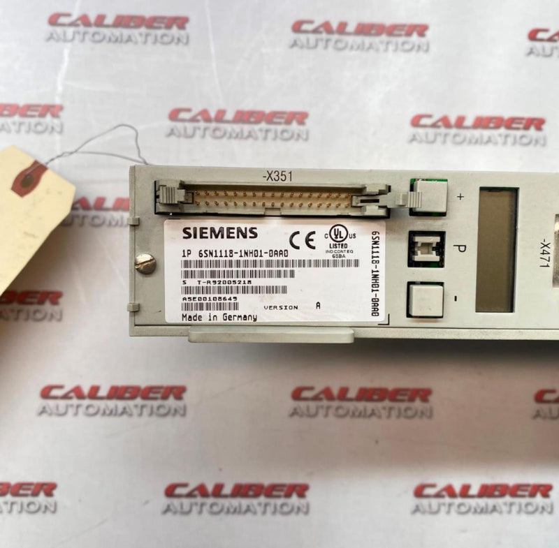Load image into Gallery viewer, Siemens 6SN1118-1NH01-0AA0 SIMODRIVE 611 Universal HR Control Unit, 2-Ax Set/Po - Caliber Automation Online Store
