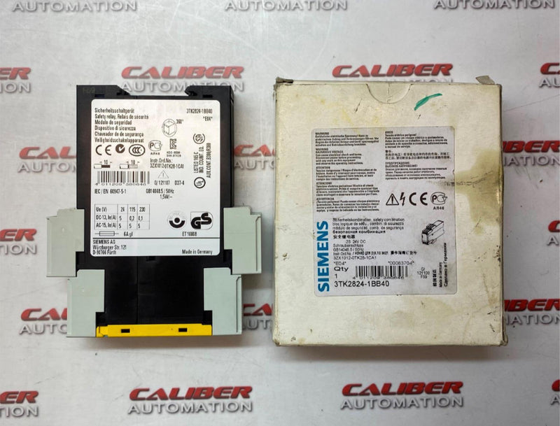 Load image into Gallery viewer, SIEMENS 3TK2824-1BB40 Safety Relay - Caliber Automation Online Store
