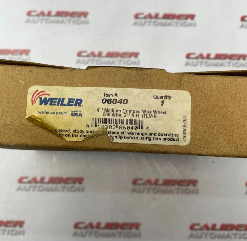 Load image into Gallery viewer, WEILER 06040 Medium Crimped Wire Wheel - Caliber Automation Online Store
