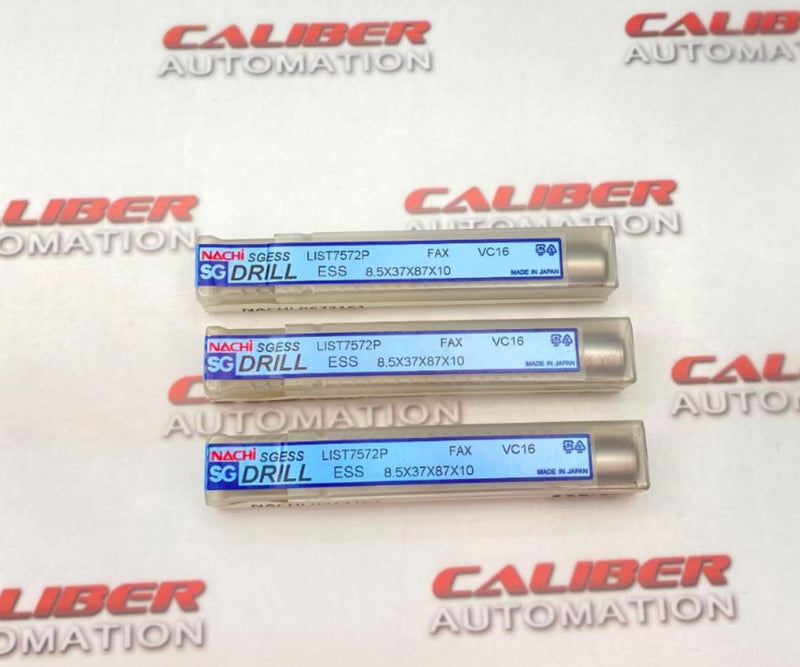 Load image into Gallery viewer, NACHI 0573161 8.50mm 135° Powdered Metal Cobalt Screw Machine Length Stub Drill - Caliber Automation Online Store
