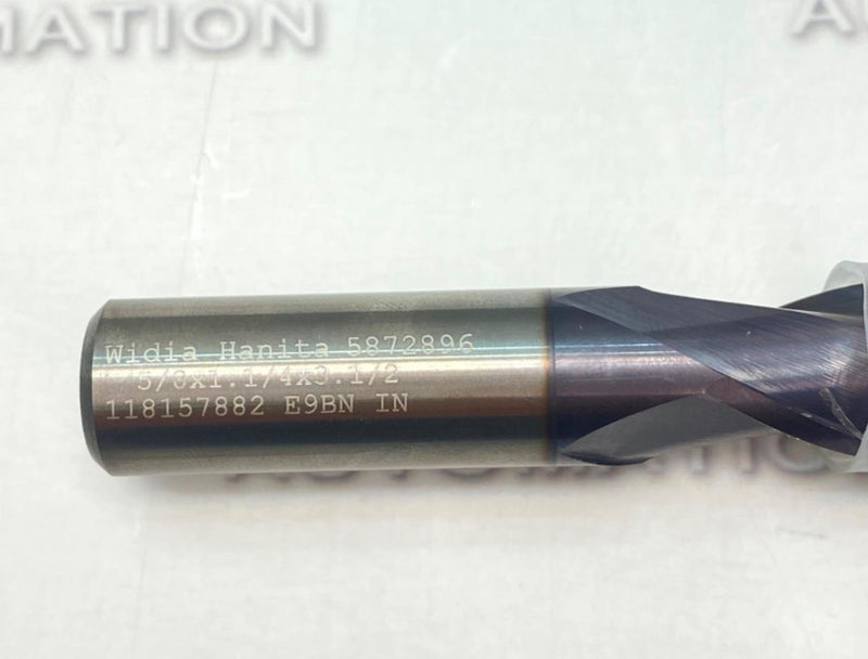 Load image into Gallery viewer, WIDIA HANITA I2S0625T125R Solid Carbide Endmill 2FL 5/8 - Caliber Automation Online Store
