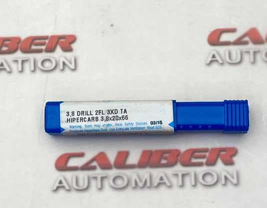 SGS 63742 AlTiN 3,8mm Dia x 24.0mm LOC Drill 2FL - Caliber Automation Online Store