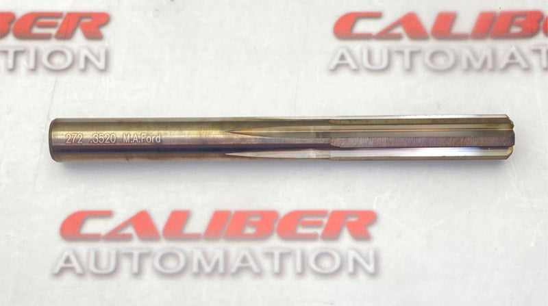 Load image into Gallery viewer, M.A. FORD 27235200 .3520&quot; Size Solid Carbide Straight Flute Straight Shank Chuc - Caliber Automation Online Store
