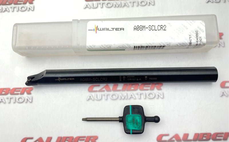 Load image into Gallery viewer, WALTER A08M-SCLCR2 Steel Coolant Thru Boring Bar - Caliber Automation Online Store

