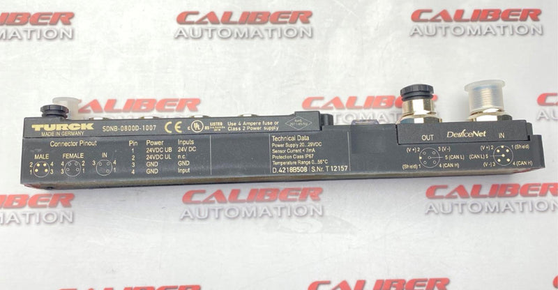 Load image into Gallery viewer, TURCK SDNB-0800D-1007 Fieldbus, Fieldbus Accessories, DeviceNet - Caliber Automation Online Store
