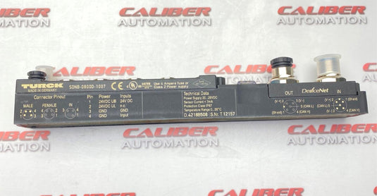 TURCK SDNB-0800D-1007 Fieldbus, Fieldbus Accessories, DeviceNet - Caliber Automation Online Store