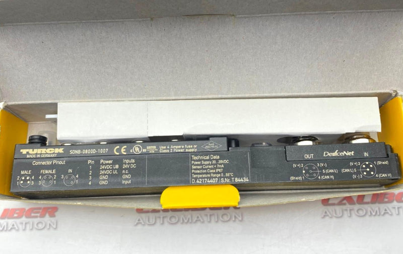 Load image into Gallery viewer, TURCK SDNB-0800D-1007 Fieldbus, Fieldbus Accessories, DeviceNet - Caliber Automation Online Store
