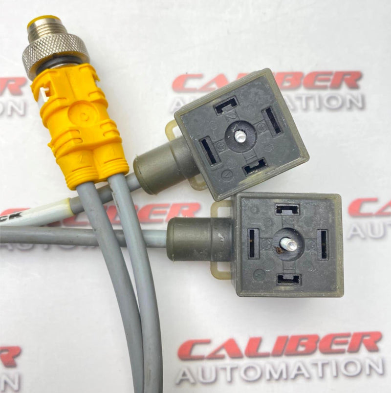Load image into Gallery viewer, TURCK VBRS 4.5-2VAS22-D2080-0.5/0.5/CS10691 U-75625 Cordset - Caliber Automation Online Store
