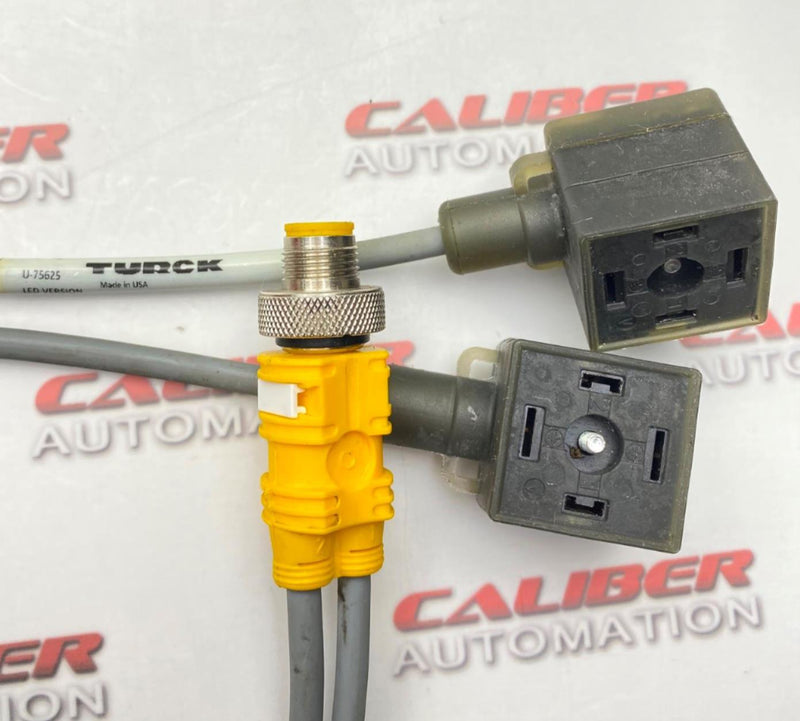 Load image into Gallery viewer, TURCK VBRS 4.5-2VAS22-D2080-0.5/0.5/CS10691 U-75625 Cordset - Caliber Automation Online Store
