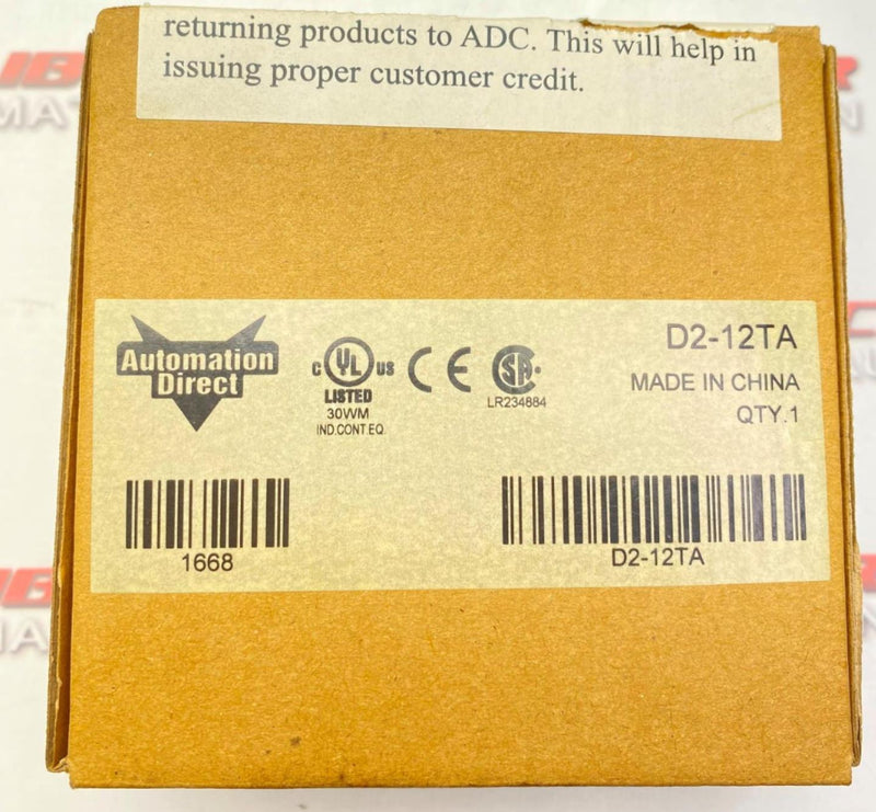 Load image into Gallery viewer, AUTOMATION DIRECT D2-12TA Output Module - Caliber Automation Online Store
