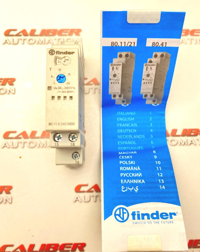 Load image into Gallery viewer, FINDER 80.11.0.240.0000 Modular Timer - Caliber Automation Online Store
