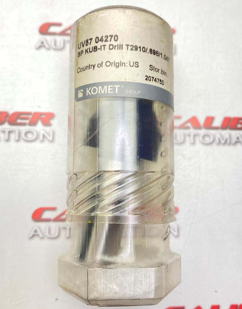 Load image into Gallery viewer, KOMET UV57 04270 SP KUB-IT  Coolant Thru Indexable Drill T2910/.698/1.047  (NEW) - Caliber Automation Online Store
