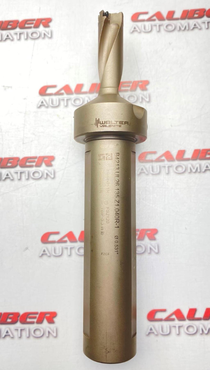 Load image into Gallery viewer, WALTER B4213.UL26.135.Z1.040R-1 6312545 Indexable Drill  (USED) - Caliber Automation Online Store
