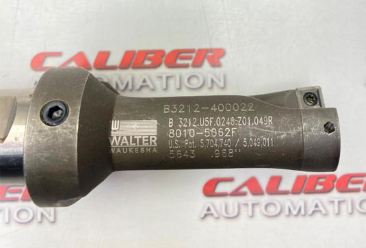 WALTER B3212.U5F.0246.Z01.049R Coolant Thru Indexable Drill  (USED) - Caliber Automation Online Store