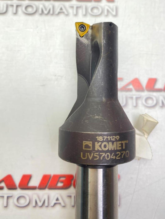 KOMET UV5704270 Coolant Thru Indexable Drill  (USED) - Caliber Automation Online Store