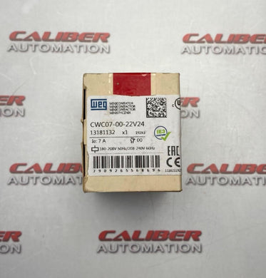 WEG CWC07-00-22V24 Contactor (NEW) - Caliber Automation Online Store