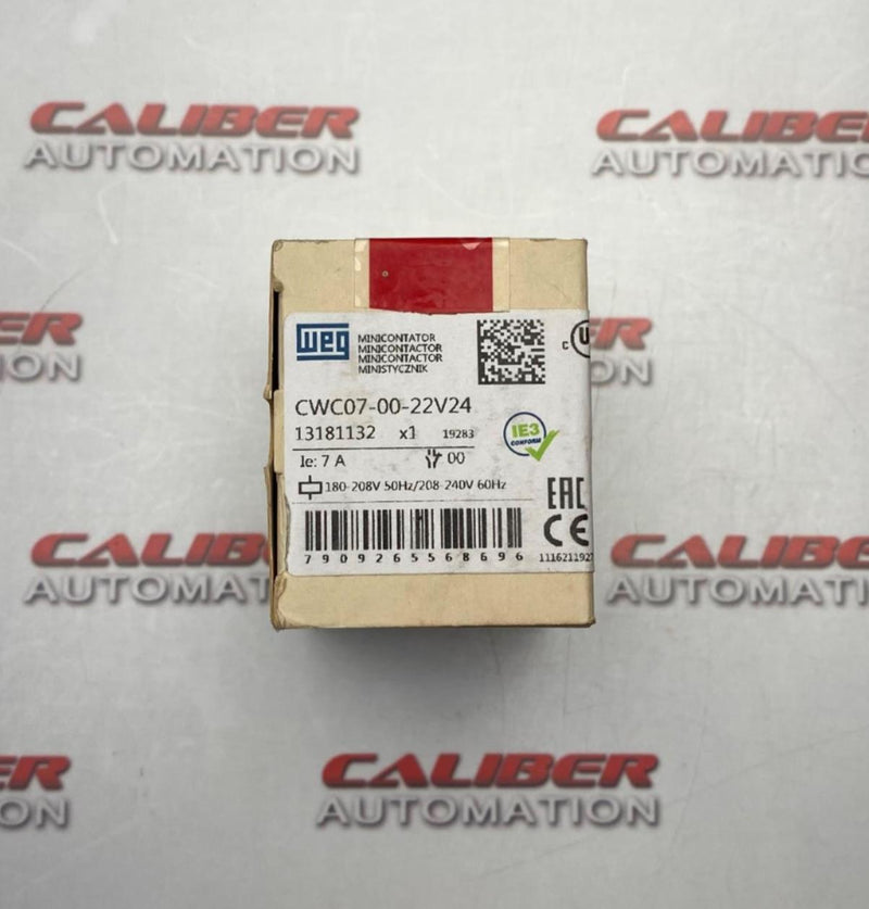 Load image into Gallery viewer, WEG CWC07-00-22V24 Contactor (NEW) - Caliber Automation Online Store
