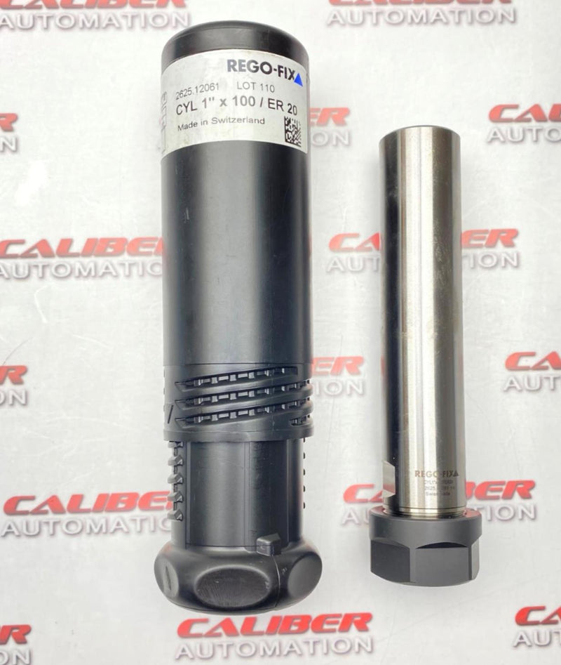 Load image into Gallery viewer, REGO-FIX 2625.12061 LOT110 CYL1&quot;x100/ER 20 Collet Chuck (NEW) - Caliber Automation Online Store
