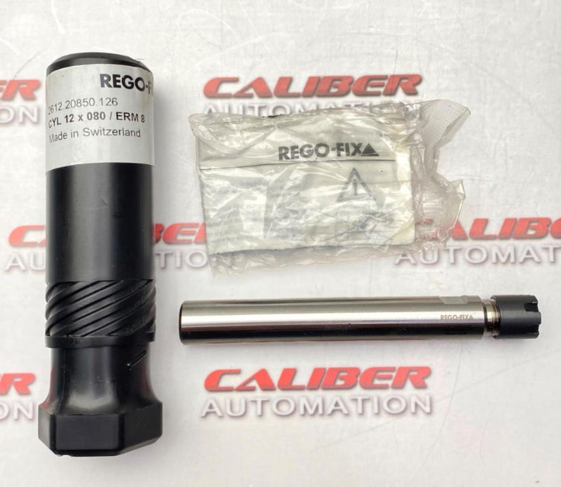 Load image into Gallery viewer, REGO-FIX 2612.20850.126 CYL 12x080/ERM8  Collet Chuck (NEW) - Caliber Automation Online Store
