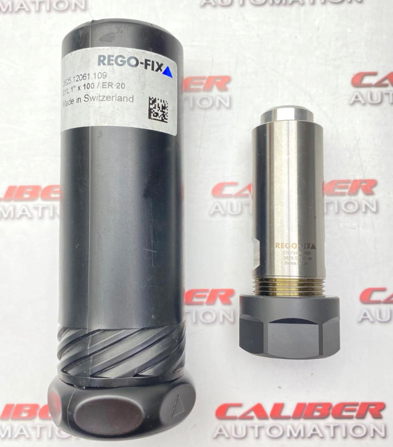 Load image into Gallery viewer, REGO-FIX 2625.12061.109 CYL 1&quot;x100/ER20  Collet Chuck (USED) - Caliber Automation Online Store
