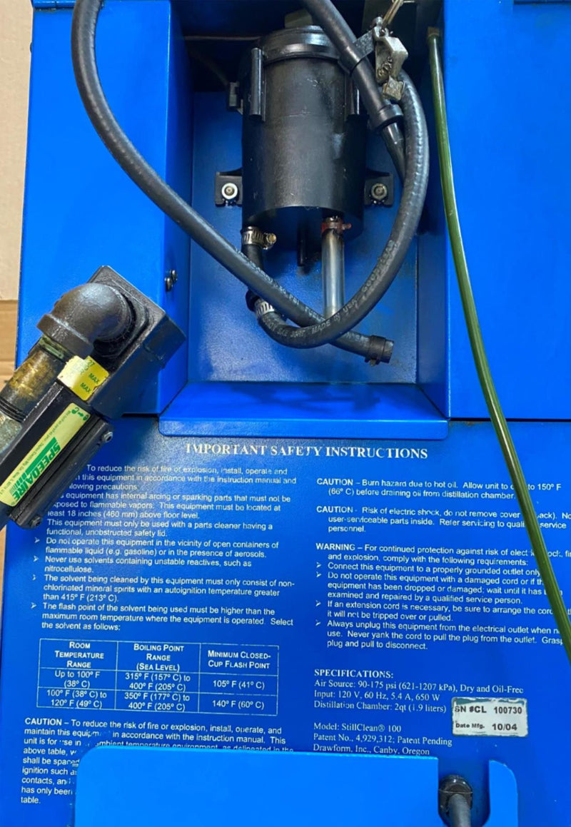 Load image into Gallery viewer, STILLCLEAN SC-100 SC100 Solvent Recycler Drain Waste Oil (USED) - Caliber Automation Online Store
