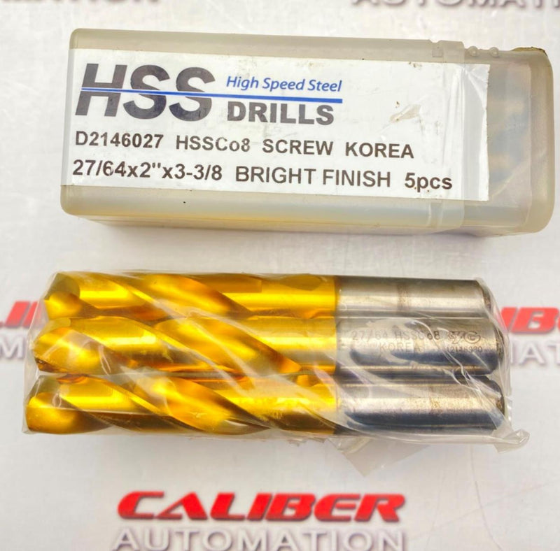 Load image into Gallery viewer, HSS D2146027 DRILLS (5pcs) (NEW) - Caliber Automation Online Store
