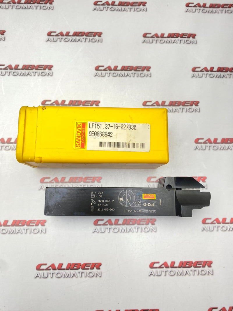 Load image into Gallery viewer, SANDVIK LF 151.37-16-027B30 Turning Insert Holder  (NEW) - Caliber Automation Online Store
