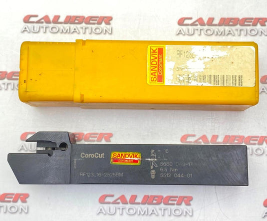 SANDVIK RF123L16-2525BM Indexable Grooving Toolholder (USED) - Caliber Automation Online Store