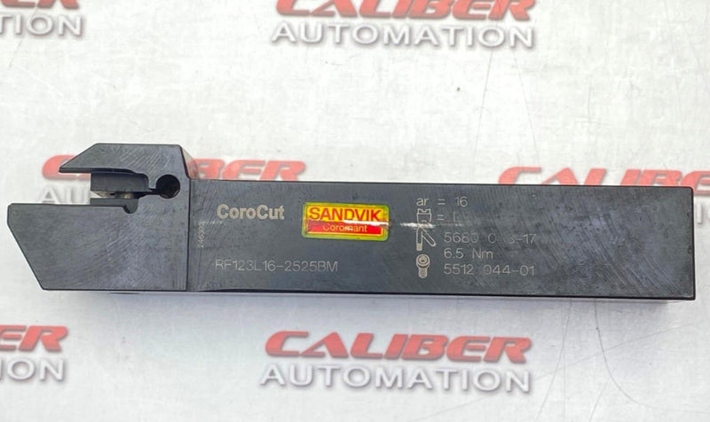 Load image into Gallery viewer, SANDVIK RF123L16-2525BM Indexable Grooving Toolholder (USED) - Caliber Automation Online Store
